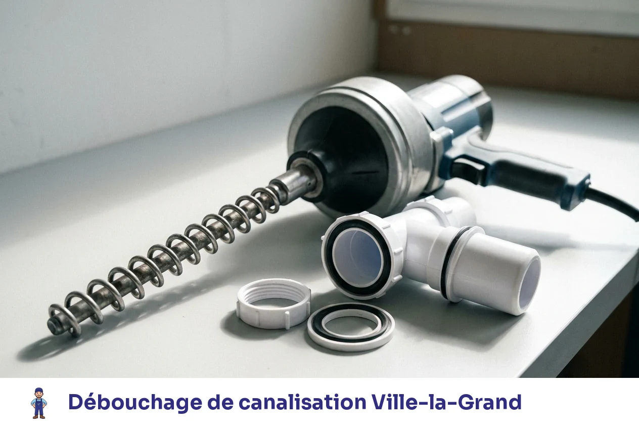 Débouchage de canalisation à Ville-la-Grand
