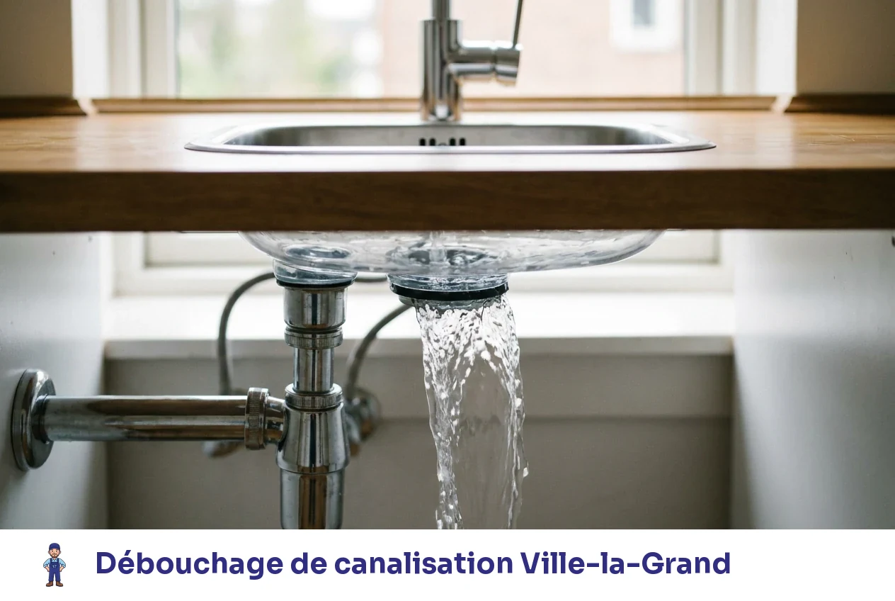 Débouchage de canalisation à Ville-la-Grand