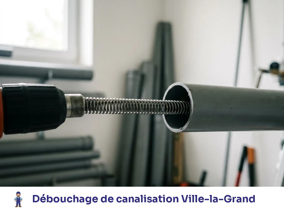 Débouchage de canalisation à Ville-la-Grand