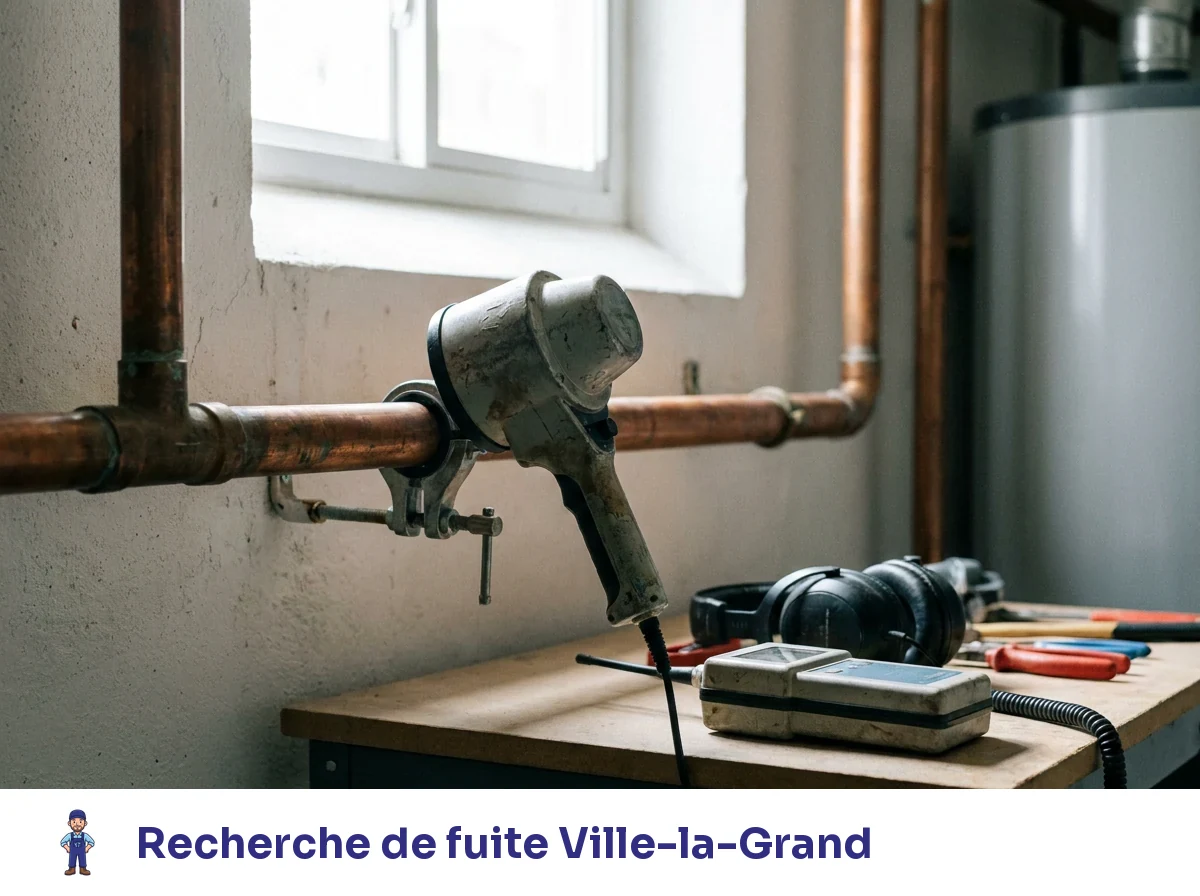 Recherche de fuite à Ville-la-Grand