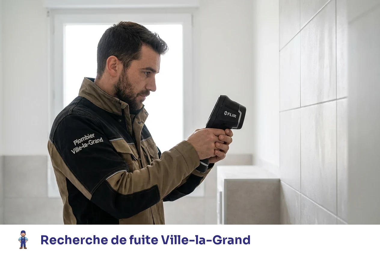 Recherche de fuite à Ville-la-Grand