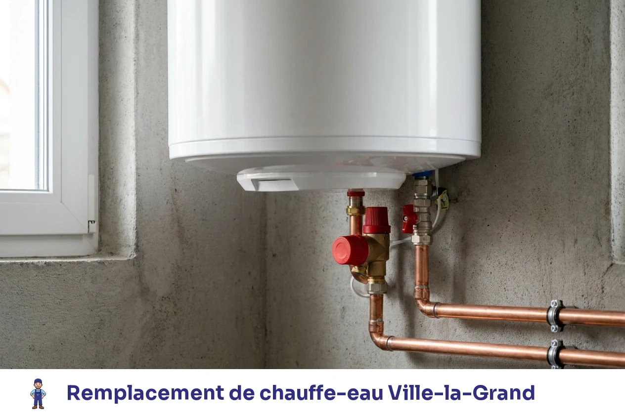 Remplacement de chauffe-eau à Ville-la-Grand
