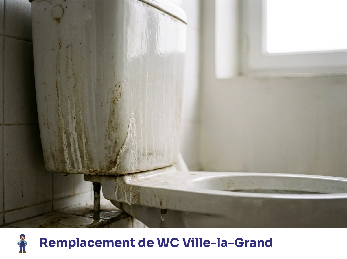 Remplacement de WC à Ville-la-Grand
